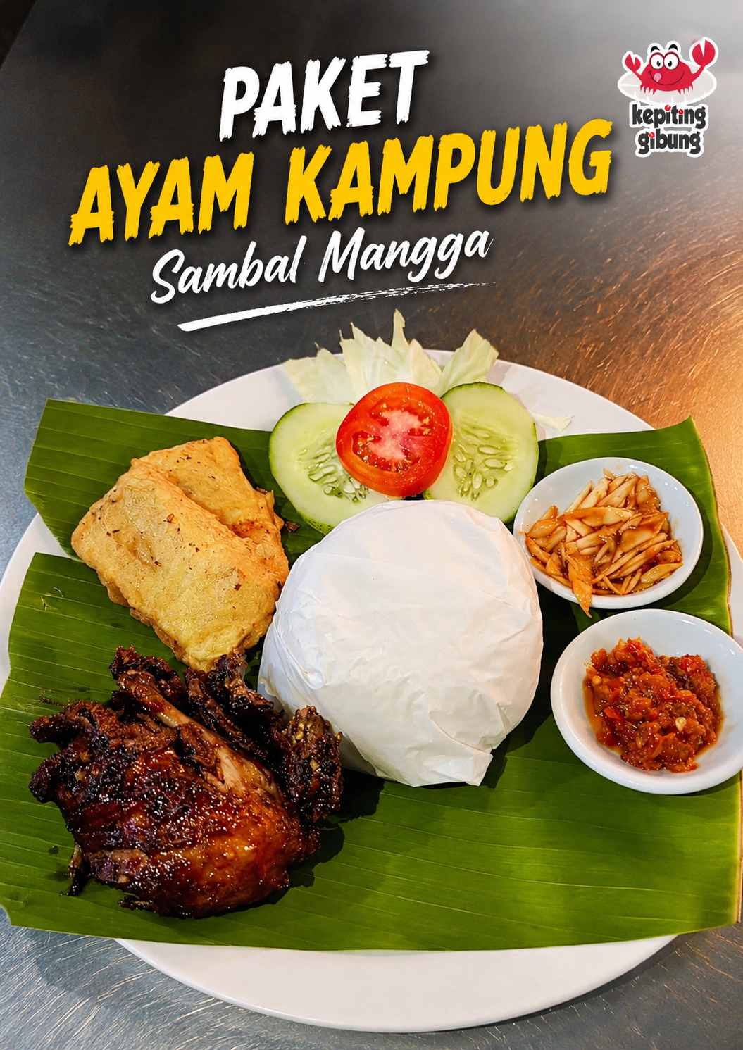 Paket Ayam Kampung Sambal Mangga